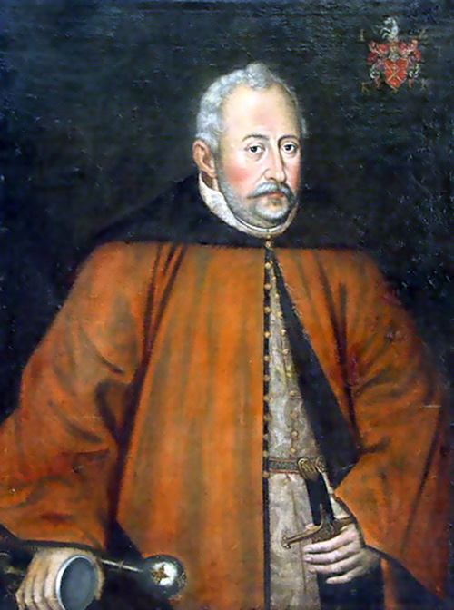 Portret hetmana Jana Zamoyskiego Źródło: Jan Szwankowski, Portret hetmana Jana Zamoyskiego, przed 1602, olej na płótnie, Galeria Narodowa we Lwowie, domena publiczna.