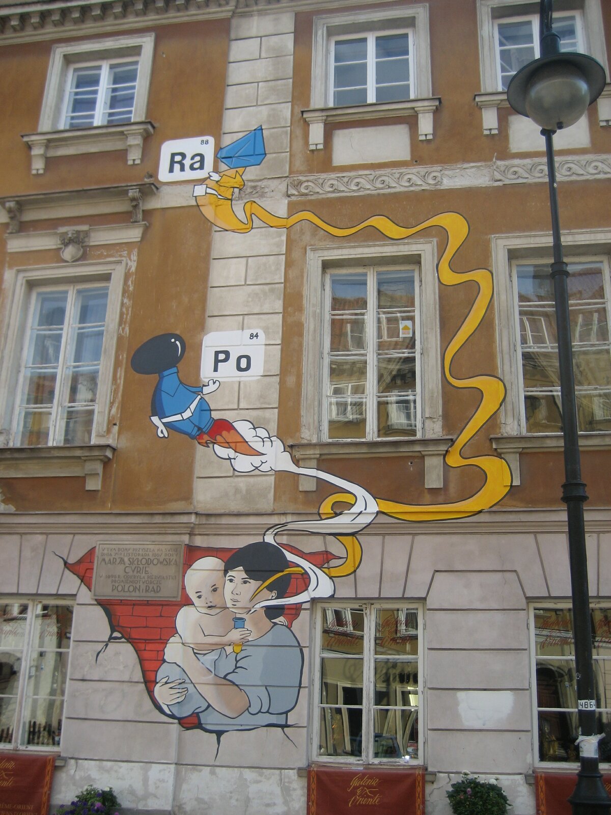 Mural na ul. Freta w Warszawie