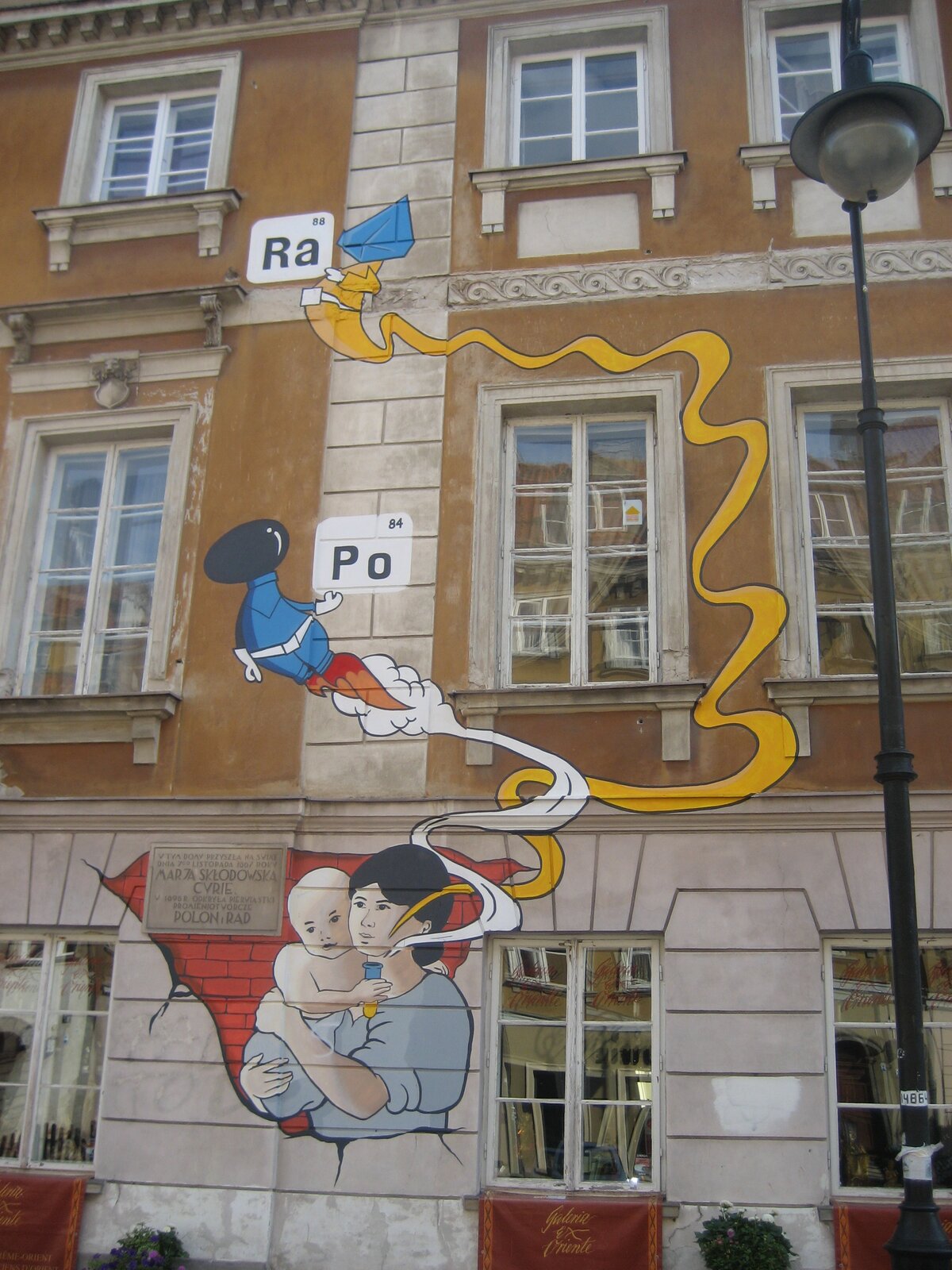 Mural na ul. Freta w Warszawie