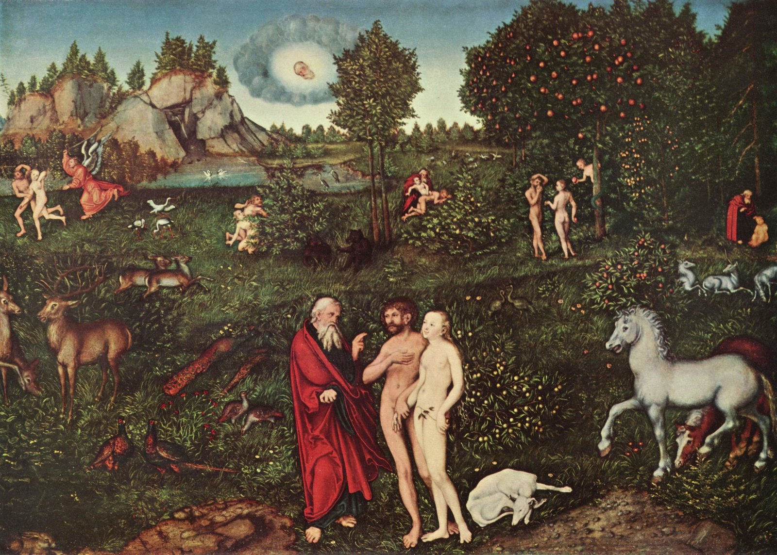 Adam i Ewa Źródło: Lucas Cranach starszy, Adam i Ewa, 1510, olej i tempera na desce.