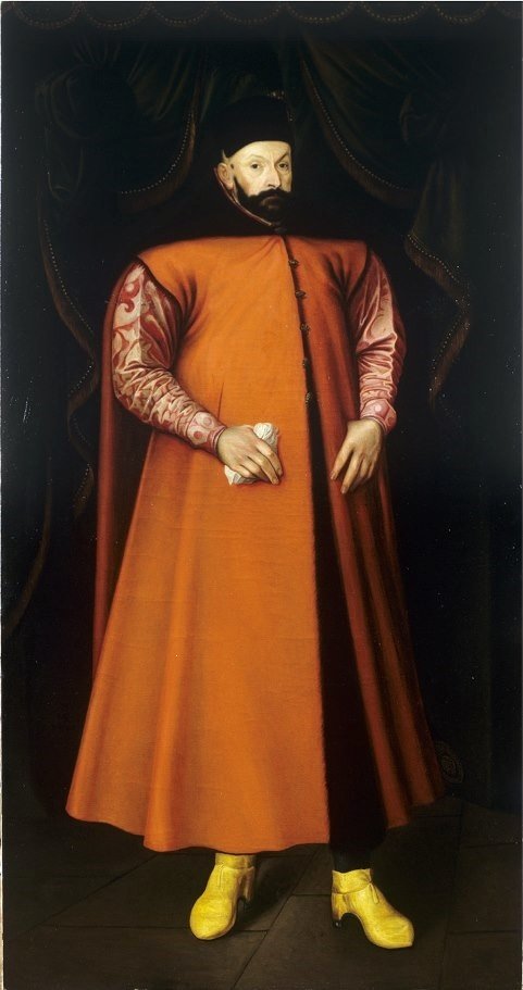 Portret króla Stefana Batorego, ok. 1583 r. Portret króla Stefana Batorego, ok. 1583 r.; obraz namalowany przez Martina Kobera, obecnie znajduje się w muzeum w Krakowie Źródło: Martin Kober, Portret króla Stefana Batorego, ok. 1583 r., 1583, olej na płótnie, Muzeum Zgromadzenia Księży Misjonarzy w Krakowie, domena publiczna.