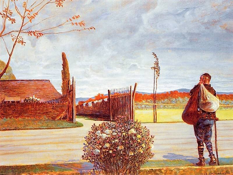 Powrót syna marnotrawnego Źródło: Jacek Malczewski, Powrót syna marnotrawnego, 1923, olej na tekturze, własność prywatna.