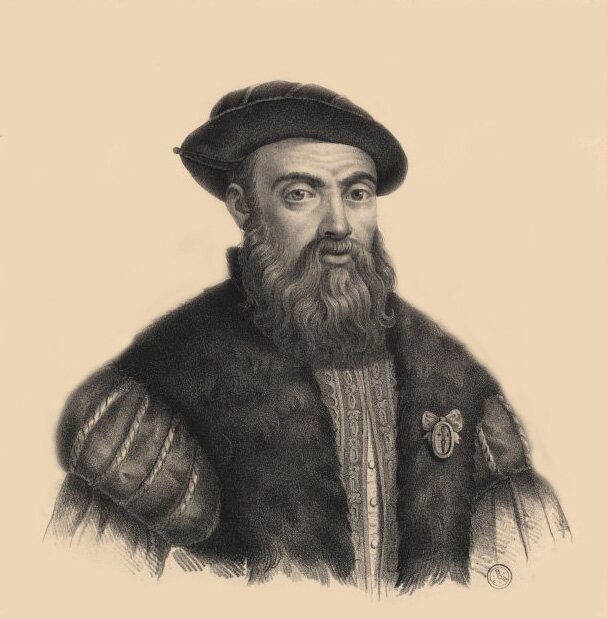 Ferdynand Magellan Źródło: Charles Legrand, Ferdynand Magellan, ok. 1841, domena publiczna.