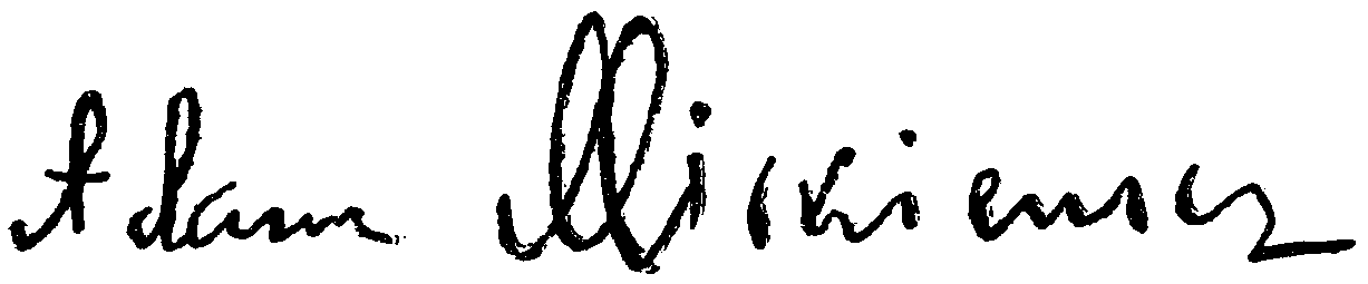 Autograf Adama Mickiewicza Autograf Adama Mickiewicza Źródło: domena publiczna.