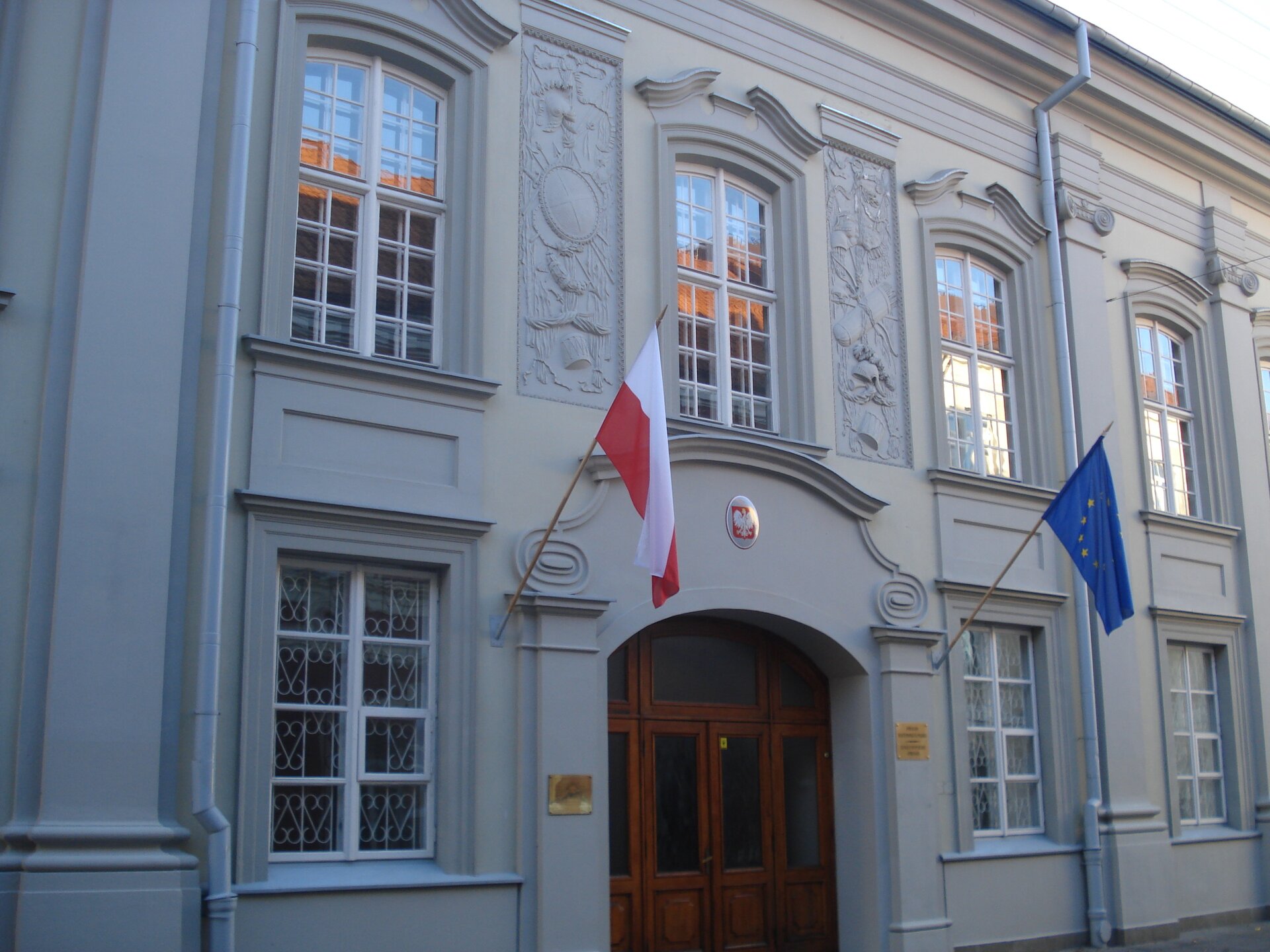 Polska ambasada w Wilnie Źródło: Alma Pater, Polska ambasada w Wilnie , 2007, fotografia, licencja: CC BY-SA 3.0.