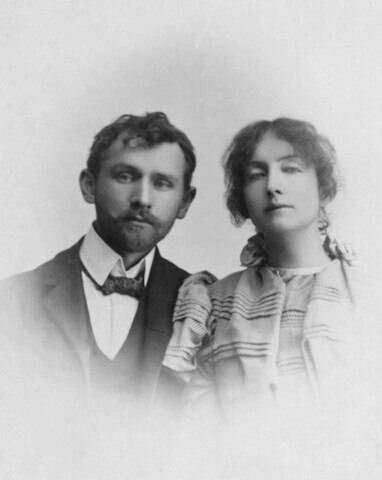 Stanisław i Dagny Przybyszewscy
