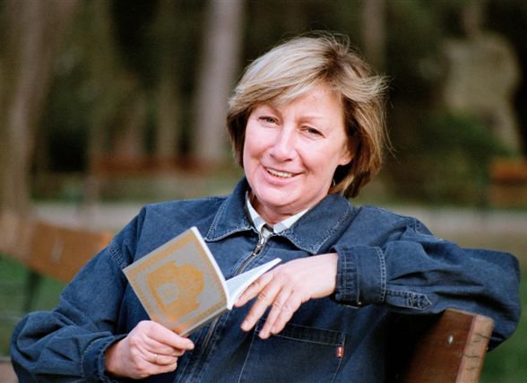 Ewa Lipska - foto do biogramu Źródło: Krzysztof Poboży, licencja: CC BY-SA 3.0.