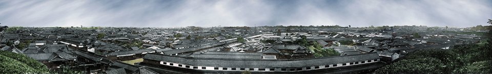 Panorama Tokyo Źródło: Felice Beato, Panorama Tokyo, 1866, domena publiczna.