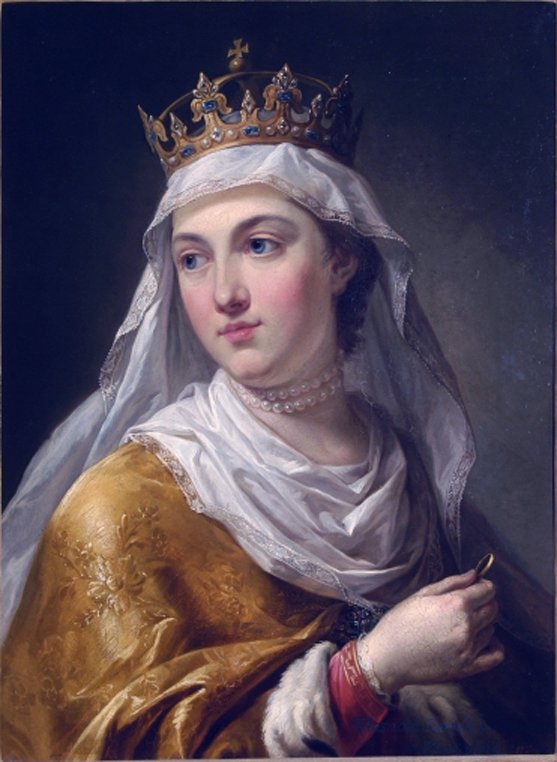 portret przedstawia Jadwigę Andegaweńską