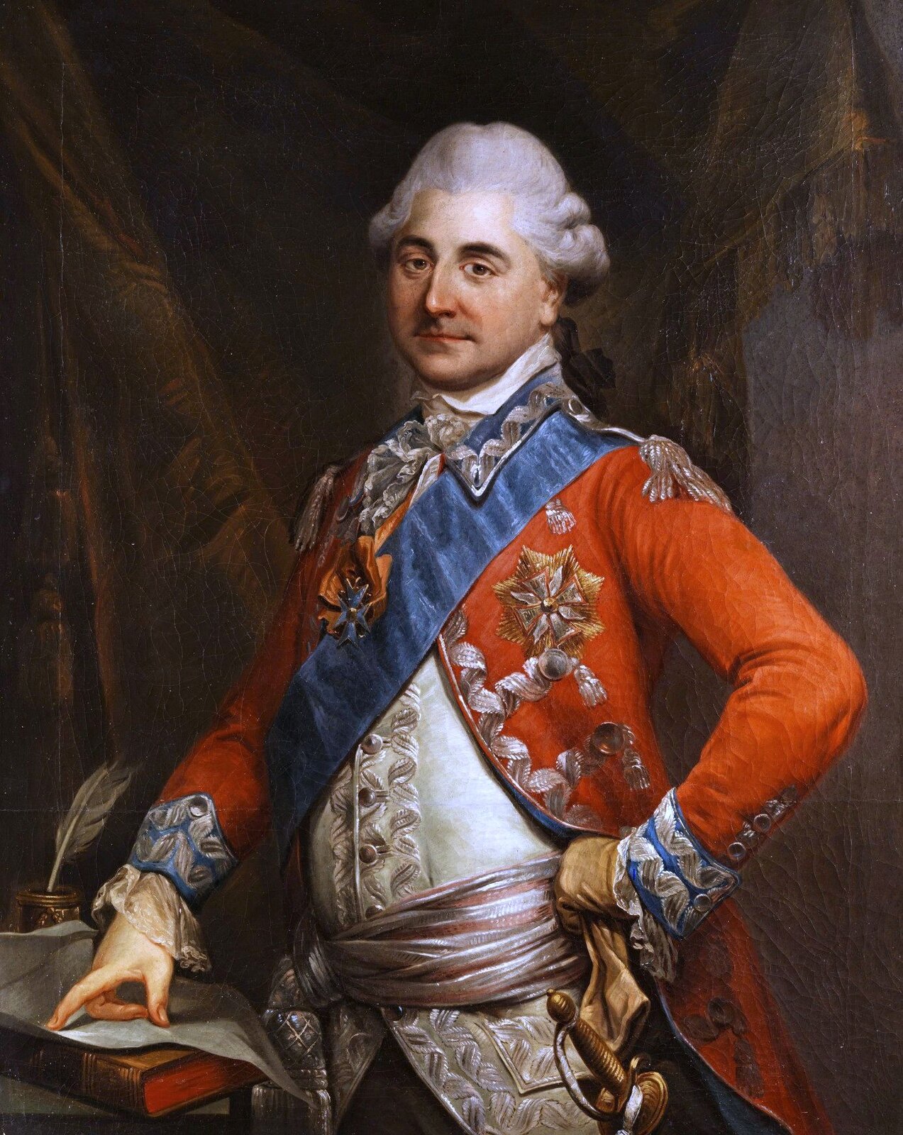 Portret Stanisława Augusta Poniatowskiego Źródło: Marcello Bacciarelli, Portret Stanisława Augusta Poniatowskiego, 1786, olej na płótnie, Lwowska Galeria Sztuki, domena publiczna.