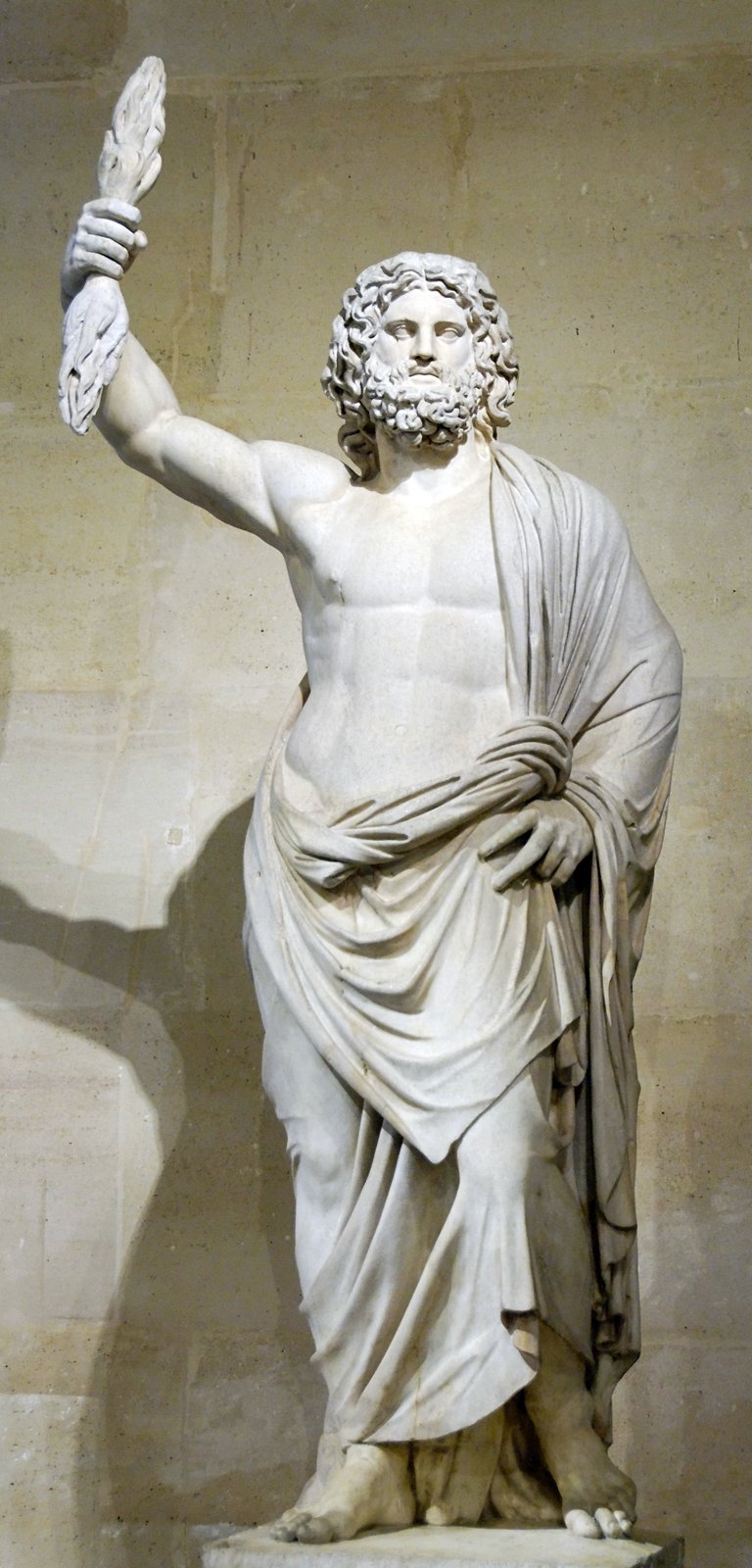 Zeus ze Smyrny Źródło: Artysta nieznany, Zeus ze Smyrny, 250 p.n.e., Muzeum w Luwrze, domena publiczna.