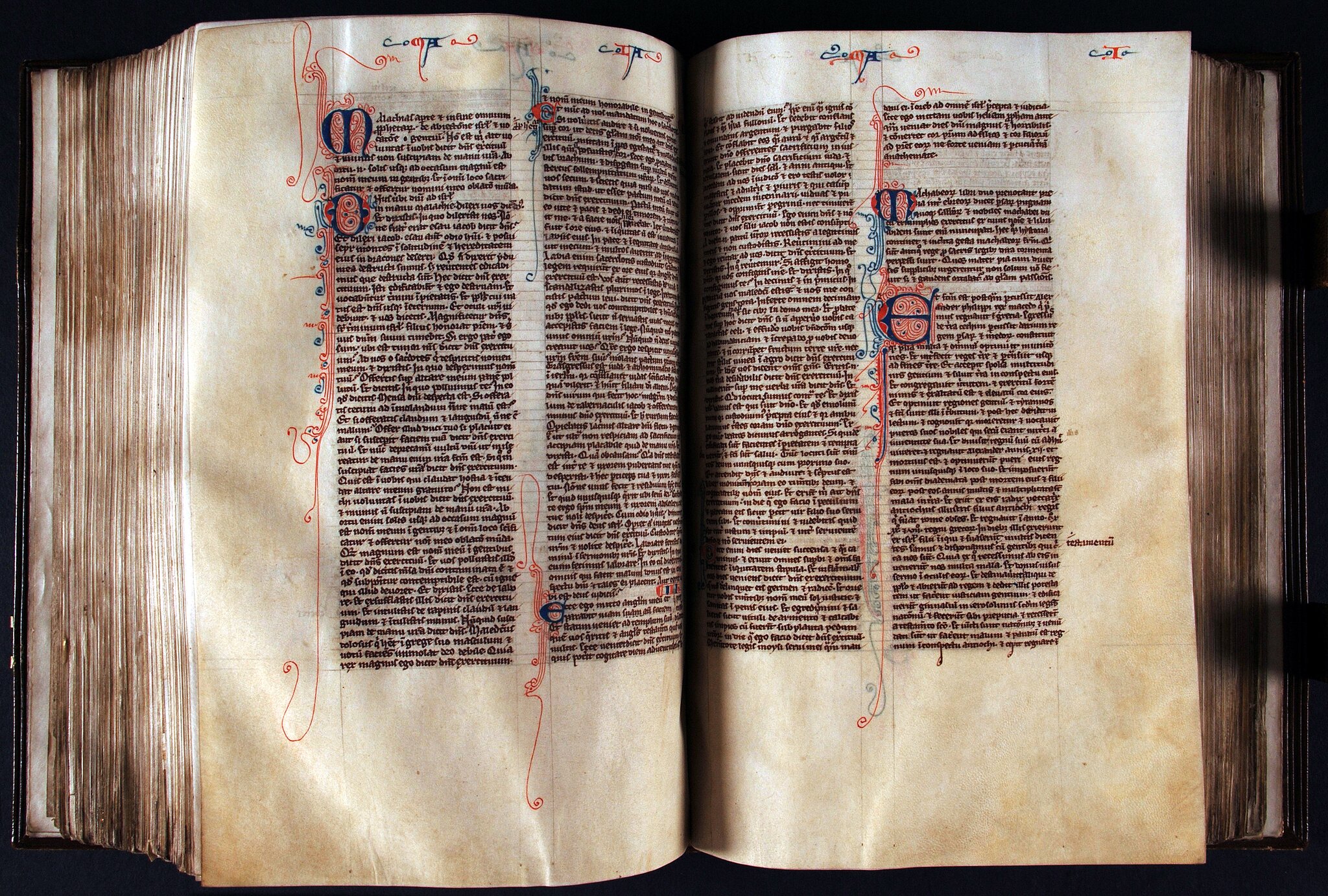 Biblia Biblia Źródło: Heritage Collections, ok. XIII w., fotografia barwna, licencja: CC BY-NC 2.0.