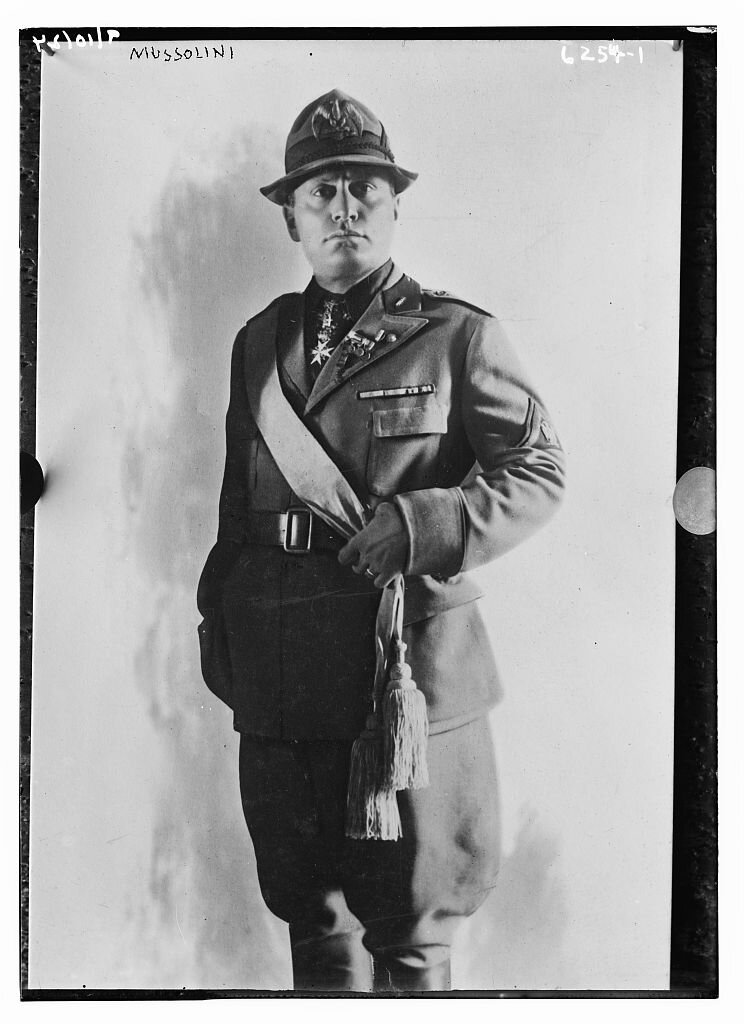 Benito Mussolini w czasie I wojny światowej Benito Mussolini w czasie I wojny światowej Źródło: domena publiczna.