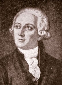 Portret Antoine'a Laurenta Lavoisiera, osiemnastowieczno francuskiego chemika z okresu poprzedzającego Rewolucję Francuską, który swoimi odkryciami, takimi jak między innymi sformułowanie zasady zachowania masy zapoczątkował chemię w postaci, jakiej znamy ją dzisiaj.