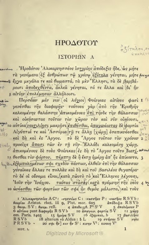 Herodot, Dzieje, greckie wydanie Herodot, Dzieje, greckie wydanie Źródło: 1908, domena publiczna.