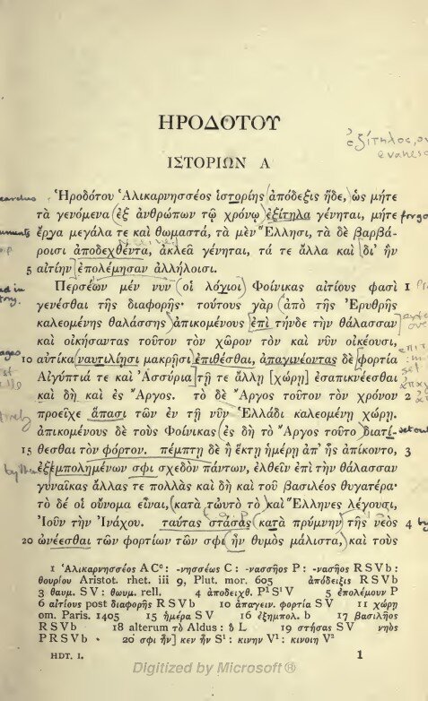 Herodot, Dzieje, greckie wydanie Herodot, Dzieje, greckie wydanie Źródło: 1908, domena publiczna.
