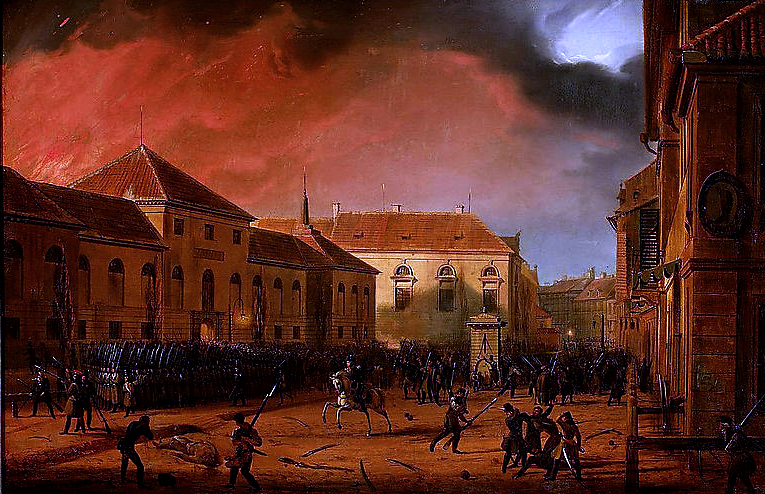 Wzięcie Arsenału Źródło: Marcin Zaleski, Wzięcie Arsenału, 1831, olej na płótnie, Muzeum Narodowe w Warszawie.