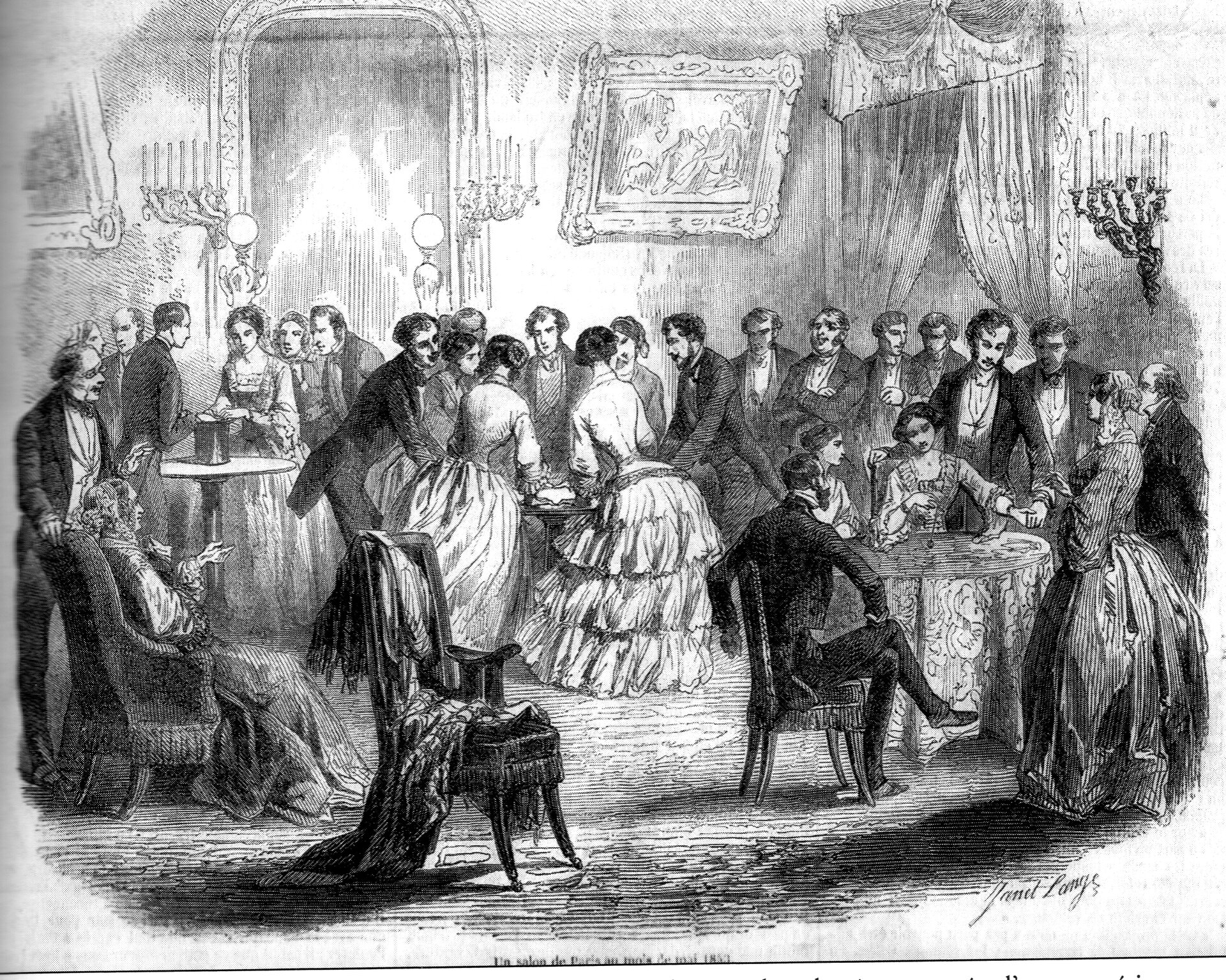 Ilustracja opublikowana w czasopiśmie L'Illustration Ilustracja opublikowana w czasopiśmie L'Illustration Źródło: Daniel Lange, 1853, domena publiczna.