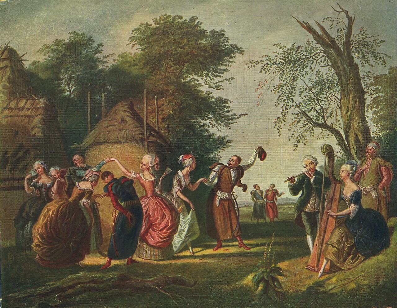 Polonez pod gołym niebem Źródło: Korneli Szlegiel, Polonez pod gołym niebem, XIX wiek, ilustracja.