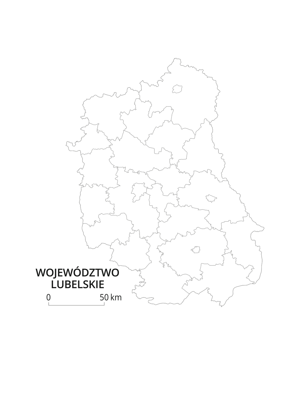 Mapy konturowe województw