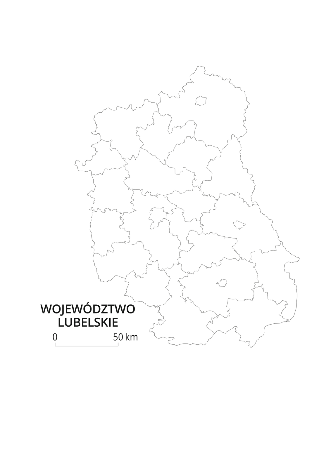 Mapy konturowe województw