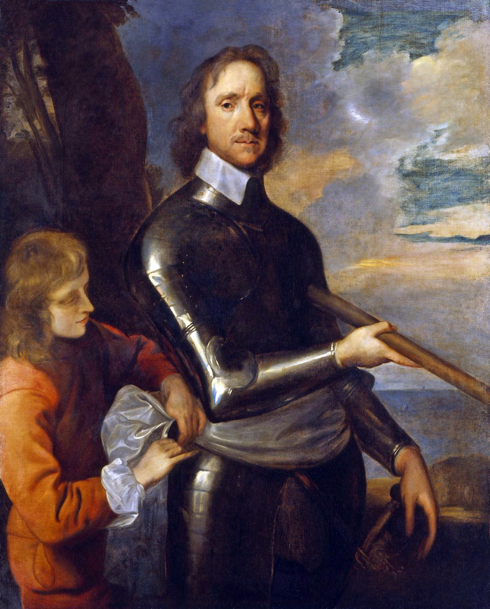 Portret Olivera Cromwella z 1649 r. Portret Olivera Cromwella z 1649 r. Źródło: Robert Walker, ok. 1649, olej na płótnie, domena publiczna.