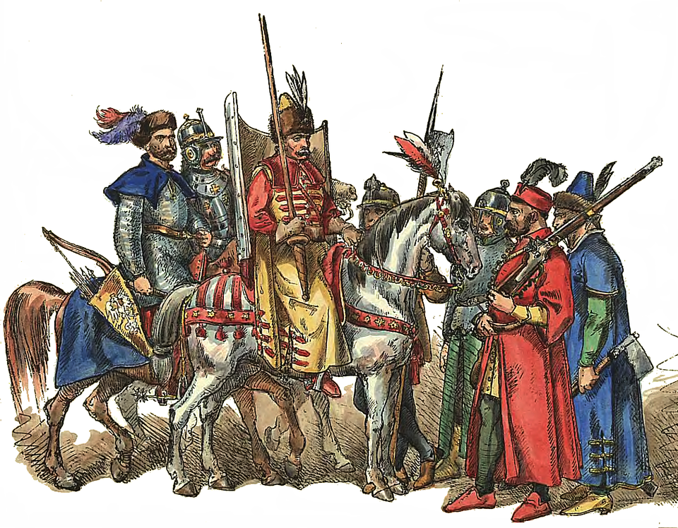 Wojsko kwarciane występowało w Koronie i złożone było głównie z jazdy narodowej (m.in. husaria i jazda kozacka) oraz niewielkiej ilości piechoty i artylerii. Wojsko kwarciane występowało w Koronie i złożone było głównie z jazdy narodowej (m.in. husaria i jazda kozacka) oraz niewielkiej ilości piechoty i artylerii. Źródło: Jan Matejko, przed 1893, domena publiczna.