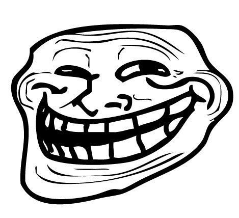 Symbol internetowego trolla