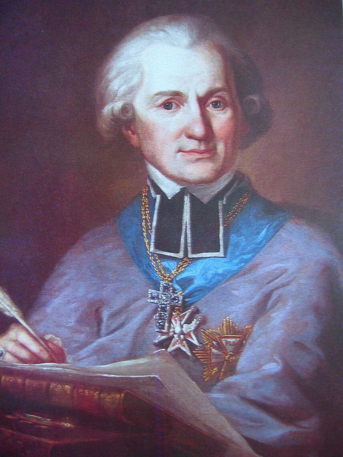 Adam Naruszewicz Źródło: Mateusz Tokarski, Adam Naruszewicz, ok. 1791, olej na płótnie, Zamek Królewski w Warszawie, domena publiczna.