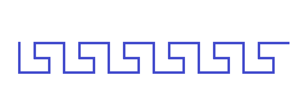 Ilustracja przedstawiająca geometryczny ornament