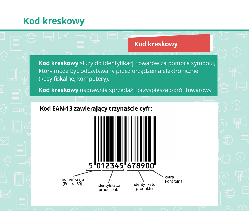 Ilustracja przedstawia kod kreskowy.