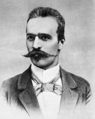 Józef Piłsudski Piłsudski w początkach swojej działalności politycznej, po powrocie z zesłania na Syberii. Źródło: Józef Piłsudski, 1899, domena publiczna.