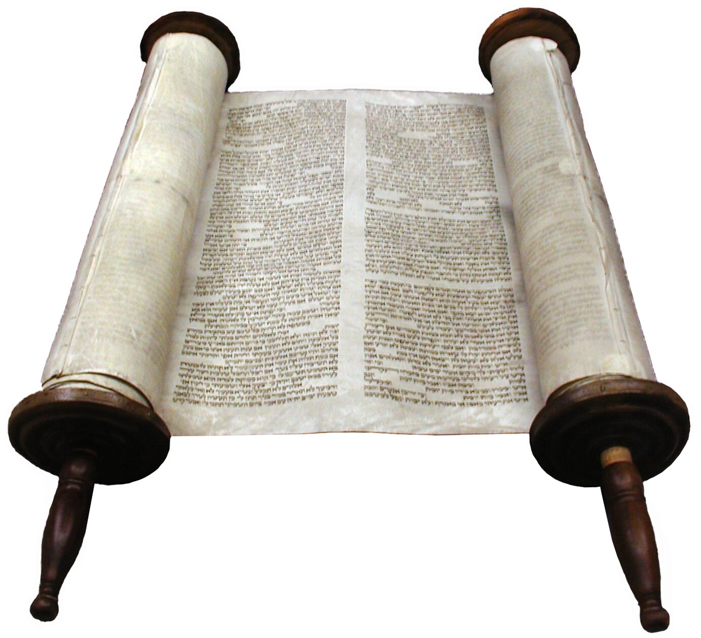 Tora – pięć pierwszych ksiąg Starego Testamentu, najważniejszy tekst judaizmu Tora – pięć pierwszych ksiąg Starego Testamentu, najważniejszy tekst judaizmu Źródło: Willy Horsch, Wikimedia Commons, licencja: CC BY 3.0.