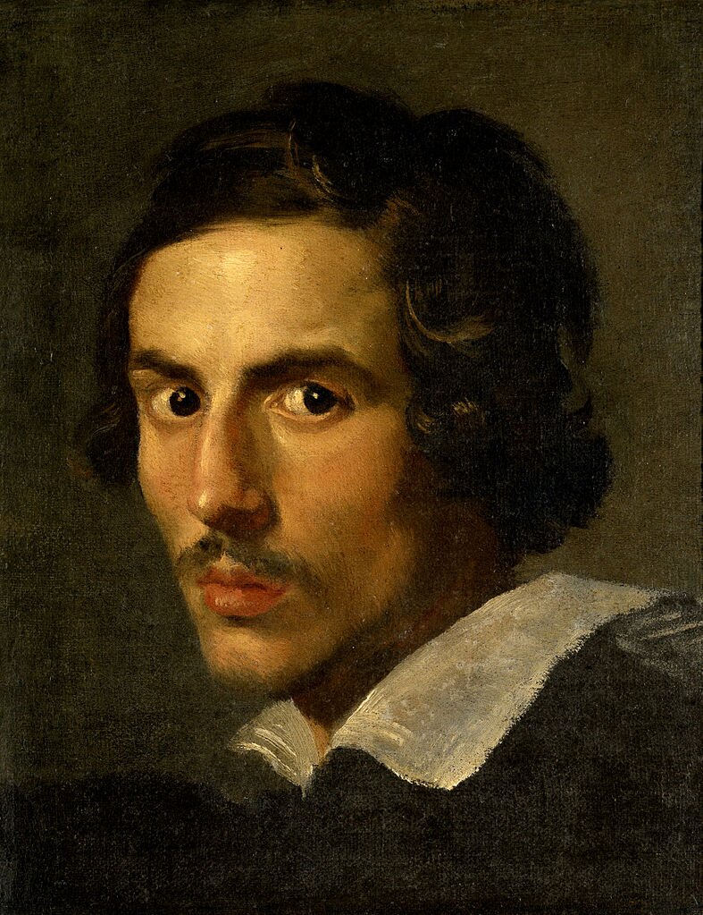 Autoportret Źródło: Gianlorenzo Bernini, Autoportret, ok. 1623, olej na płótnie, Galleria Borghese, domena publiczna.