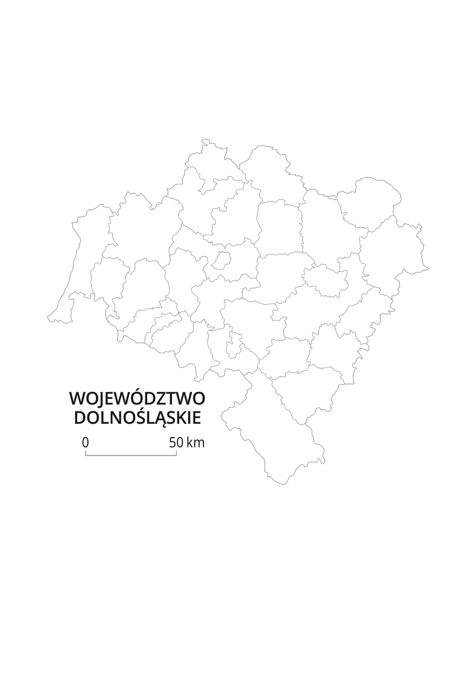 Mapy konturowe województw