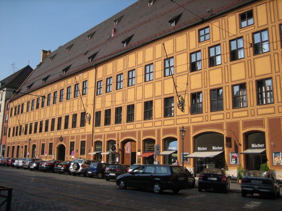 Pałac miejski Fuggerów w Augsburgu Pałac miejski Fuggerów w Augsburgu Źródło: Alois Wüst, Wikimedia Commons, licencja: CC BY-SA 3.0.