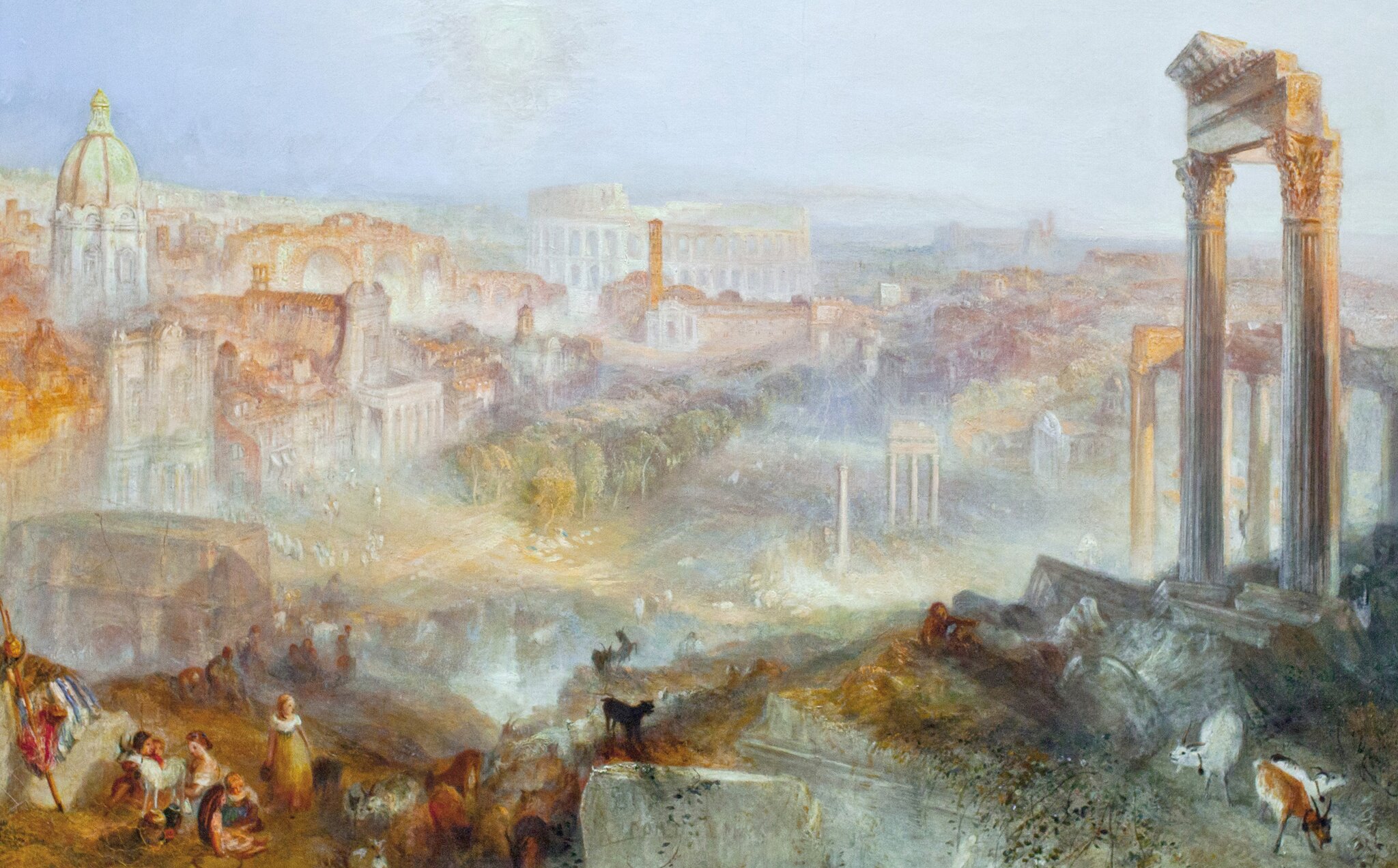 Współczesny Rzym Źródło: Joseph Mallord William Turner, Współczesny Rzym, 1839, domena publiczna.