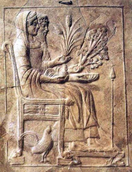 Persefona i Hades w podziemiach