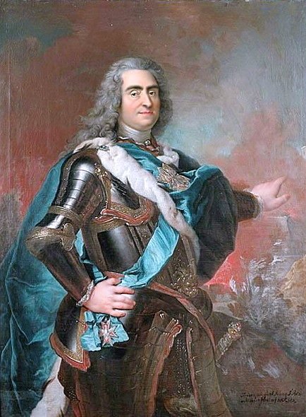 August II Mocny Źródło: Louis de Silvestre, August II Mocny, XVIII w., Nationalmuseum, domena publiczna.