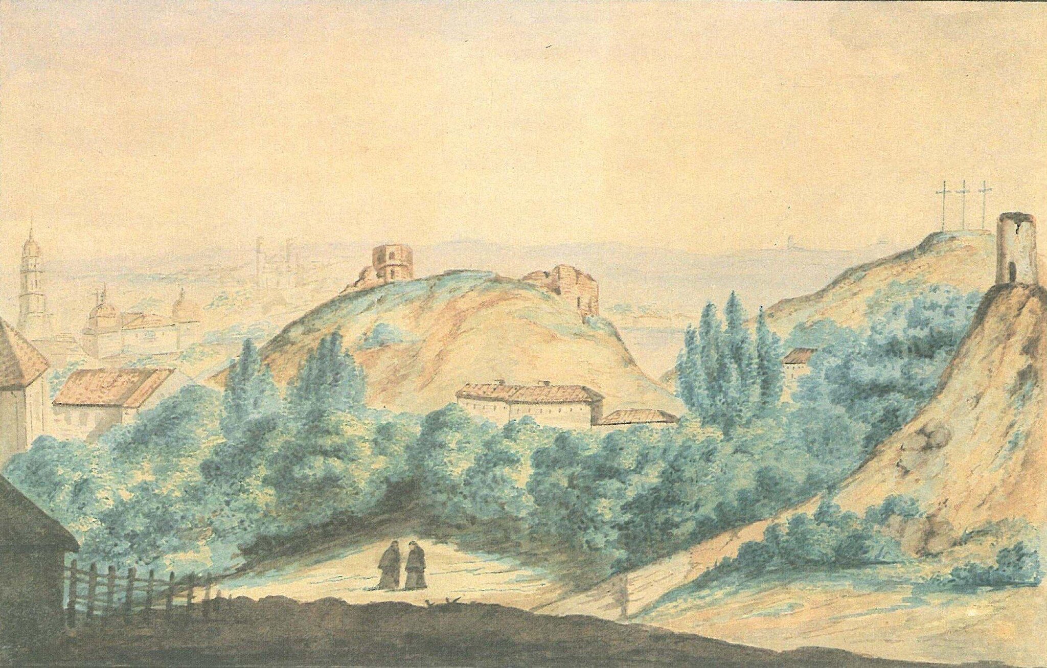 Wilno Wilno Źródło: M. Januševič, 1846, domena publiczna.