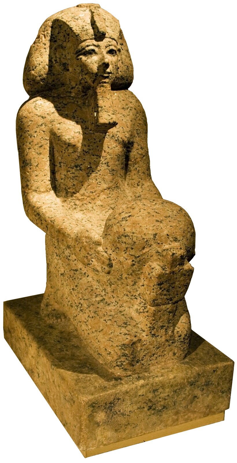 Posąg Hatszepsut, przechowywany obecnie w Nowym Muzeum w Berlinie Posąg Hatszepsut, przechowywany obecnie w Nowym Muzeum w Berlinie Źródło: domena publiczna.