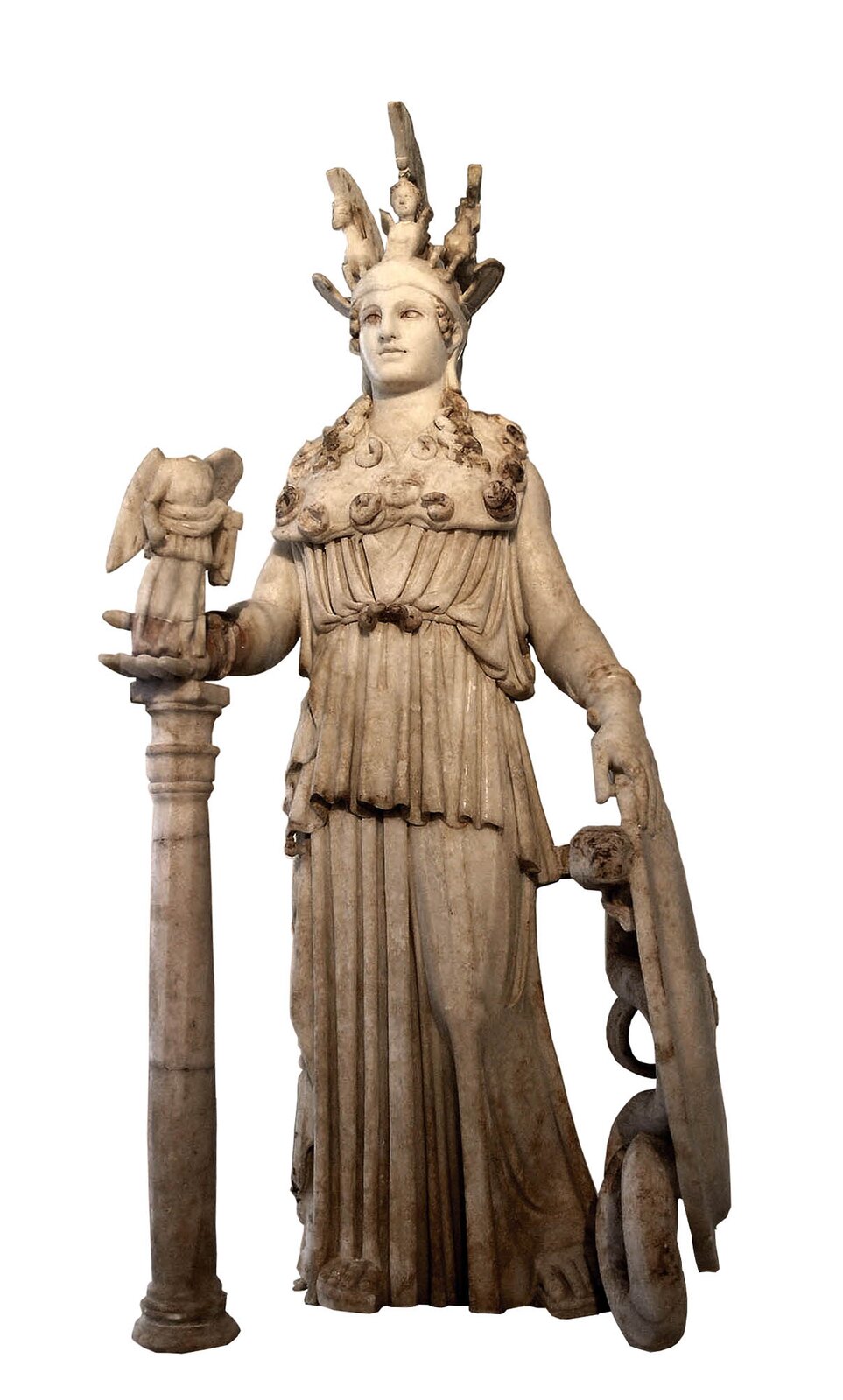 Posąg przechowywany obecnie w Narodowym Muzeum Archeologicznym w Atenach Posąg przechowywany obecnie w Narodowym Muzeum Archeologicznym w Atenach Źródło: Marsyas, Wikimedia Commons, licencja: CC BY-SA 3.0.