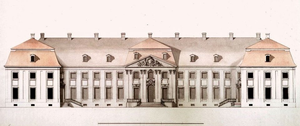 Nowy zamek w Grodnie Nowy zamek w Grodnie Źródło: domena publiczna.