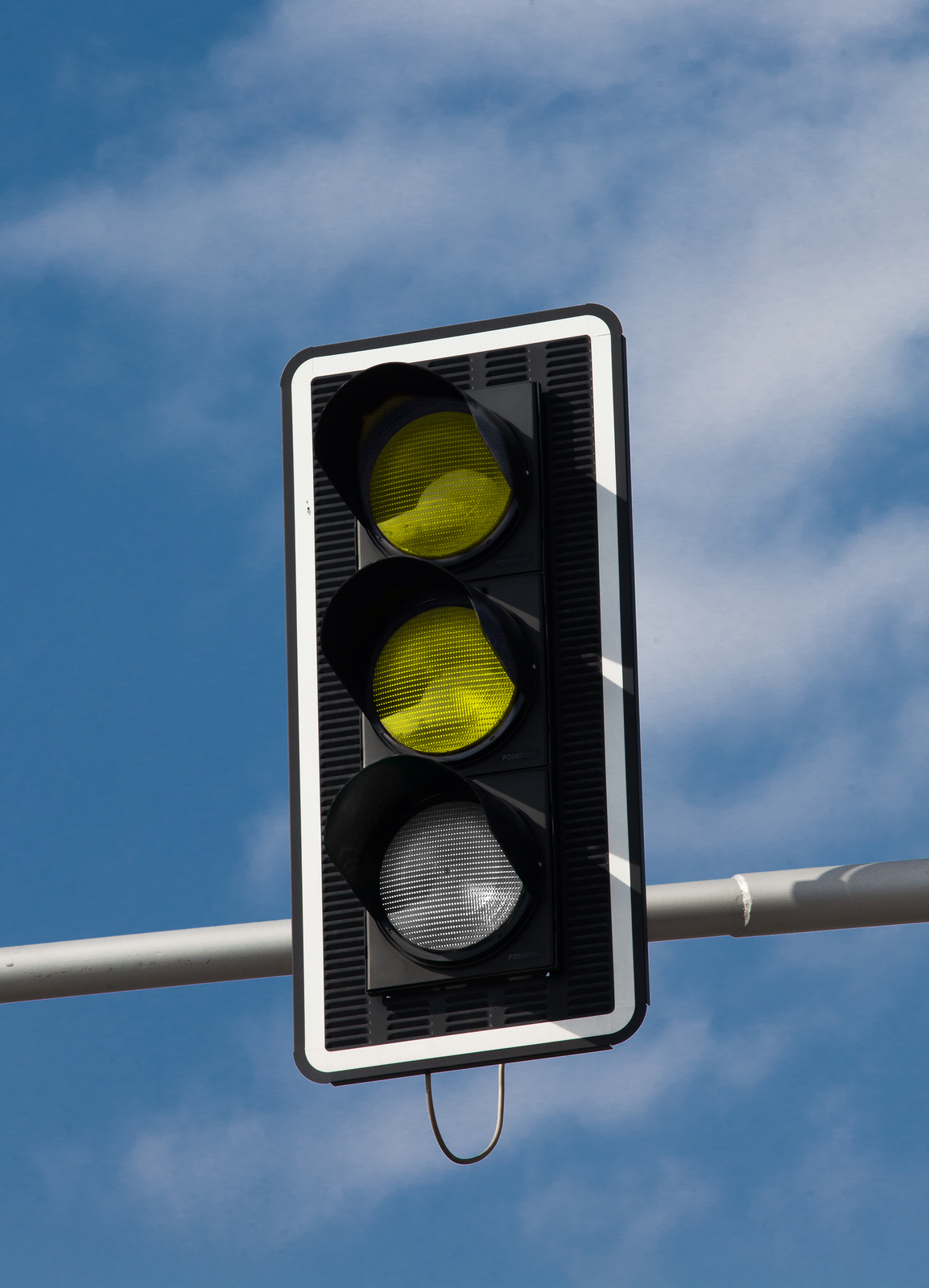 Zdjęcie 2: Światła uliczne - dwa żółte