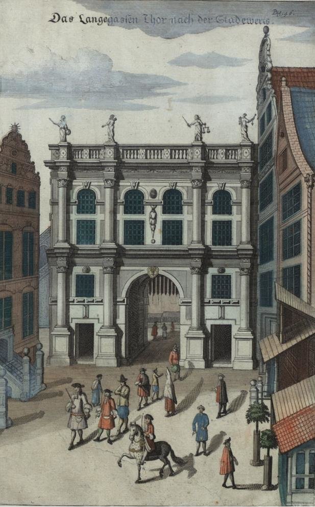 Gdańsk – Brama Złota Źródło: Gdańsk – Brama Złota, 1687, domena publiczna.