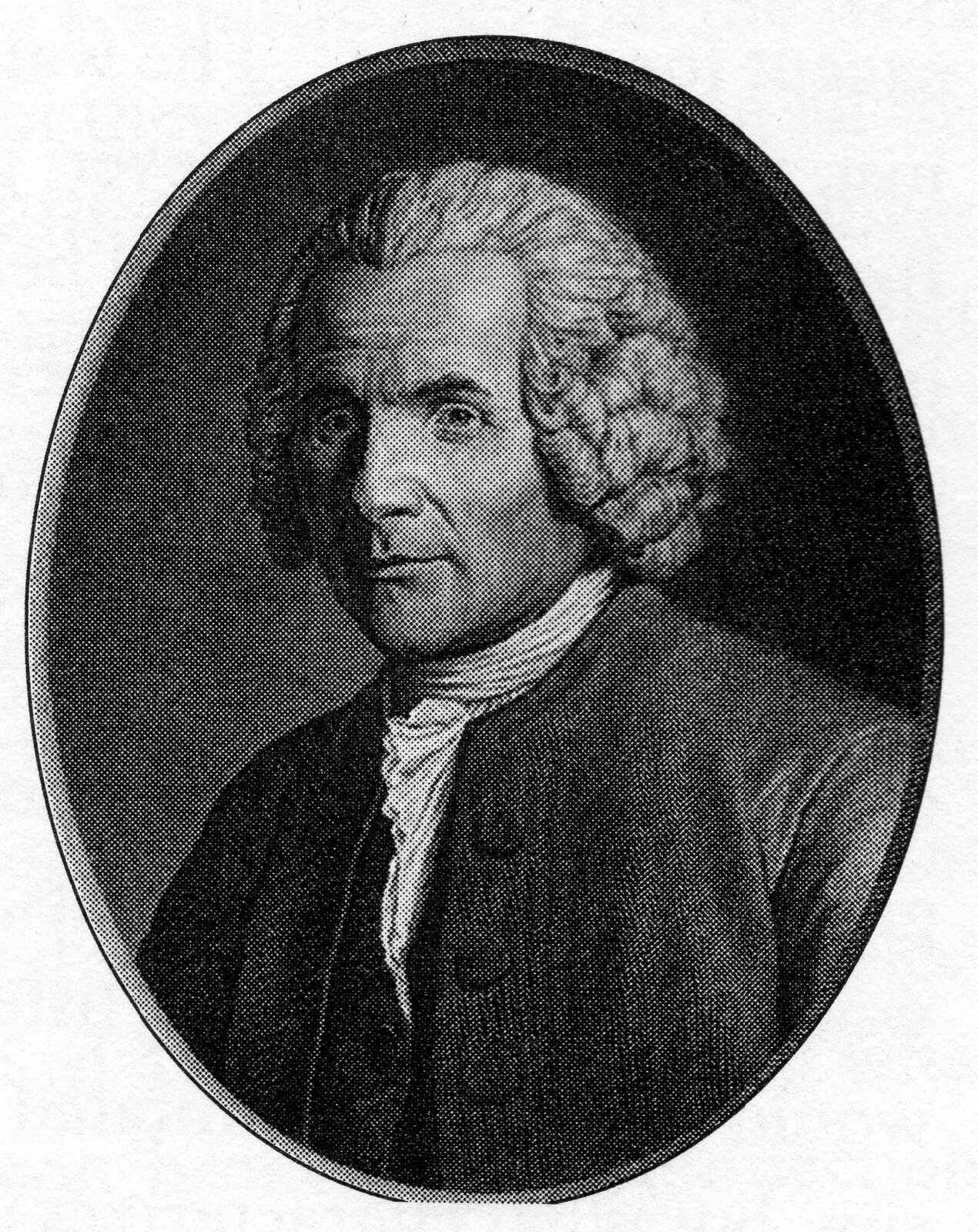 Angelique Briceau, Portret Jeana-Jacquesa Rousseau Jean-Jacques Rousseau – portret pisarza w angielskim wydaniu jego dzieł Źródło: Angelique Briceau, Portret Jeana-Jacquesa Rousseau.