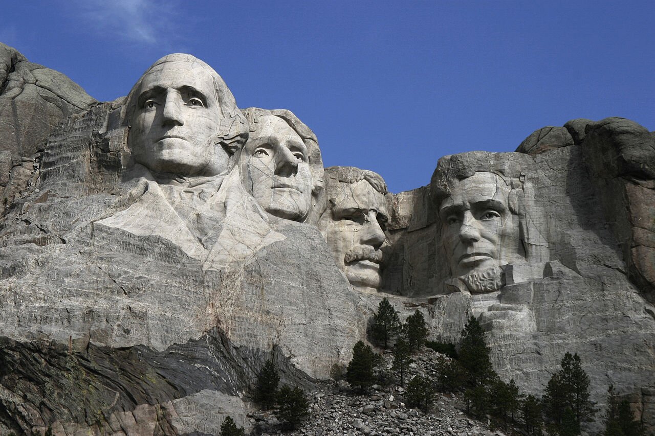 Pomnik prezydentów USA Pomnik prezydentów USA Źródło: Dean Franklin, Mount Rushmore, licencja: CC BY-SA 2.0.