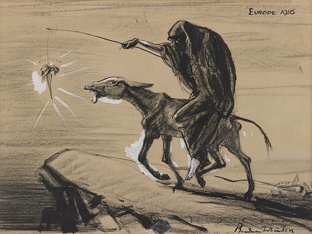 Europa 1916 Źródło: Boardman Robinson, Europa 1916, 1916, domena publiczna.