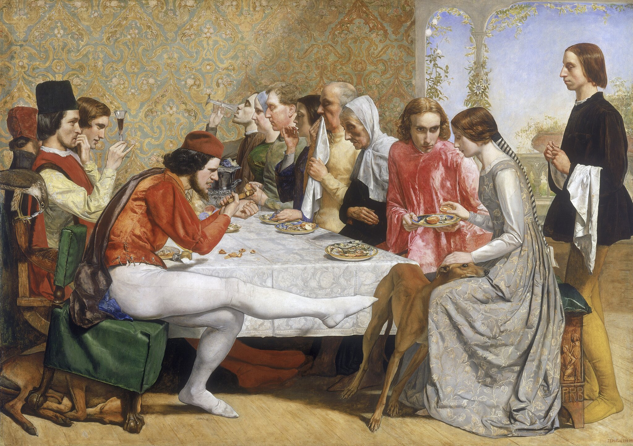 Isabella Źródło: John Everett Millais, Isabella, 1849, Walker Art Gallery, Anglia, domena publiczna.