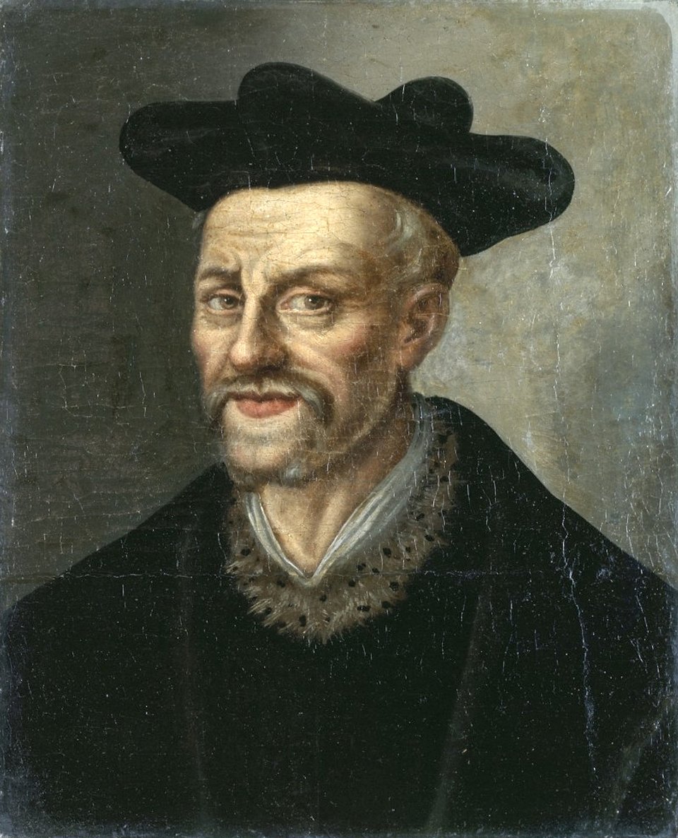 François Rabelais Źródło: François Rabelais, olej na płótnie, Château de Versailles, domena publiczna.